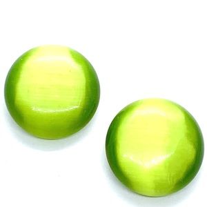 Green Ombre Stud Earrings